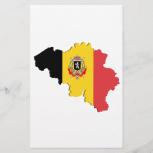 Belgium map flyer