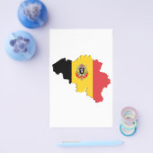 Belgium map flyer (Einzeln)