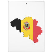 Belgium map klemmbrett (Rückseite)