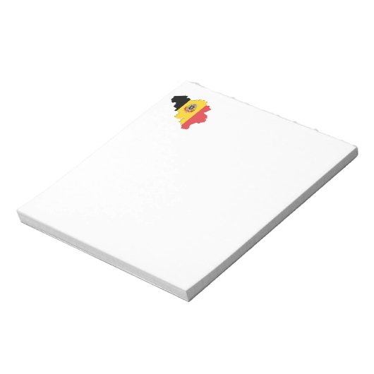 Belgium map notizblock (Rotiert)