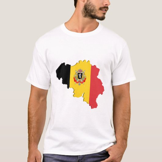 Belgium map T-Shirt (Vorderseite)