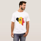 Belgium map T-Shirt (Vorne ganz)