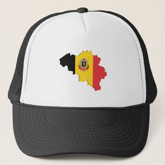 Belgium map truckerkappe (Vorderseite)