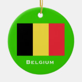 BELGIUM* Weihnachtsverzierung Keramikornament (Vorne)