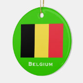 BELGIUM* Weihnachtsverzierung Keramikornament (Links)