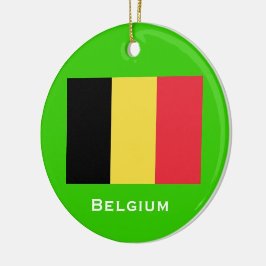 BELGIUM* Weihnachtsverzierung Keramikornament (Links)