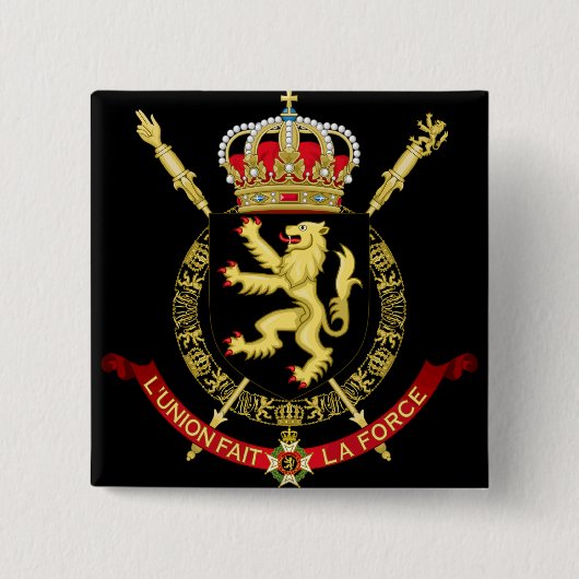 Belgiumemblem Button (Vorderseite)