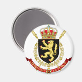 Belgiumemblem Magnet (Vorderseite/Rückseite)