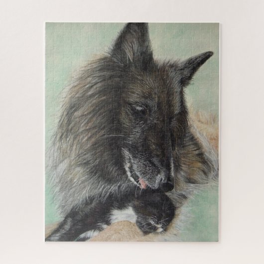 Belgiumshepherdin Puzzle (Vertikal)