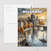 Belgrad, Hauptstadt der Kontraste Postkarte (Vorne/Hinten)