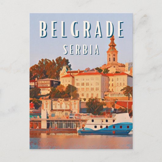 Belgrad - Kulturzentrum des Balkans Postkarte (Vorderseite)