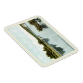 Belgrad Lake, Maine 1910 Vintag Style Magnet (Rechte Seite)