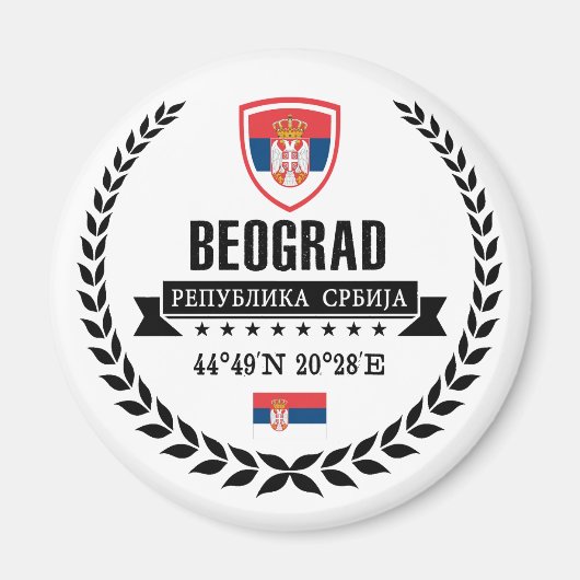 Belgrad Magnet (Vorne)
