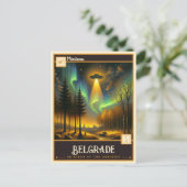 Belgrad, Montana | VINTAG Postkarte (Stehend Vorderseite)