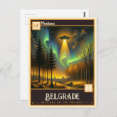 Belgrad, Montana | VINTAG Postkarte (Vorne/Hinten)