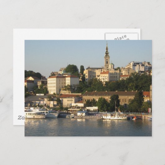 Belgrad Postkarte (Vorne/Hinten)