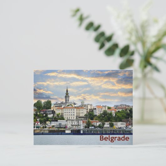 Belgrad Postkarte (Stehend Vorderseite)