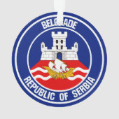 Belgrad RundEmblem Ornament (Rückseite)