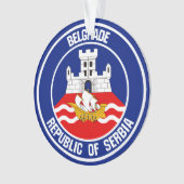 Belgrad RundEmblem Ornament (Vorderseite)