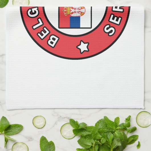 Belgrad Serbien Geschirrtuch (Gefaltet)