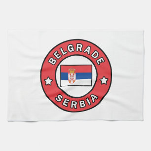 Belgrad Serbien Geschirrtuch