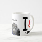 Belgrad, Serbien, I Liebe Kaffeetasse (VorderseiteRechts)