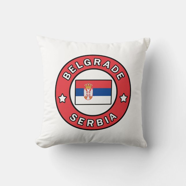 Belgrad Serbien Kissen (Vorderseite)