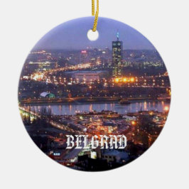 Belgrad Serbien Kreis-Verzierung Keramik Ornament