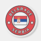 Belgrad Serbien Magnet (Vorne)