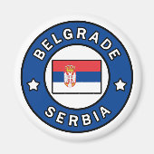 Belgrad Serbien Magnet (Vorne)