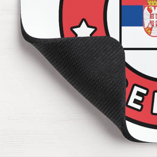 Belgrad Serbien Mousepad (Ecke)