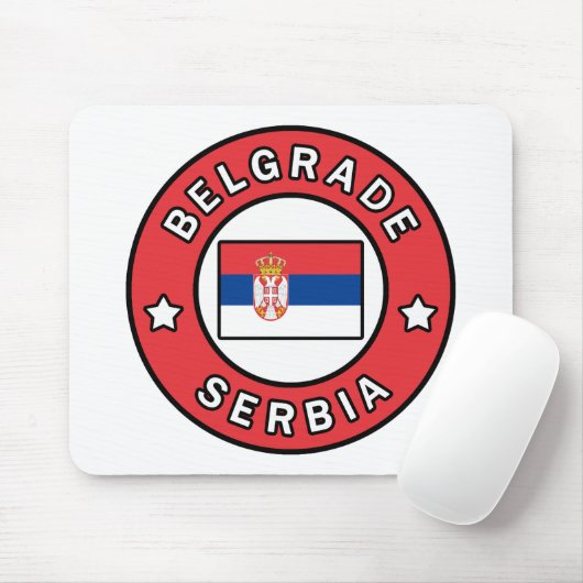 Belgrad Serbien Mousepad (Mit Mouse)