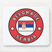 Belgrad Serbien Mousepad (Vorne)