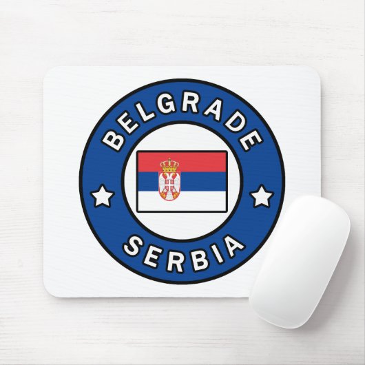 Belgrad Serbien Mousepad (Mit Mouse)