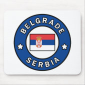 Belgrad Serbien Mousepad (Vorne)