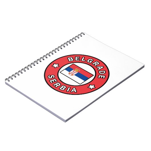 Belgrad Serbien Notizblock (Linke Seite)