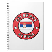 Belgrad Serbien Notizblock (Vorderseite)