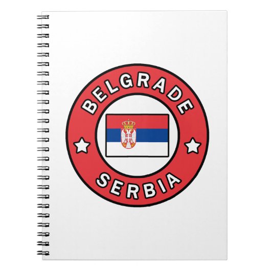 Belgrad Serbien Notizblock (Vorderseite)