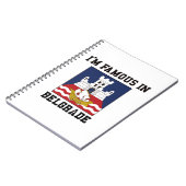 Belgrad, Serbien Notizblock (Linke Seite)