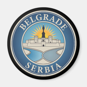 Belgrad Serbien Osteuropa Magnet