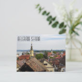 Belgrad Serbien Postkarte (Stehend Vorderseite)