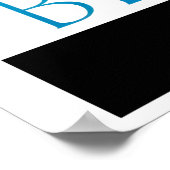 Belgrad, Serbien Reiseplakat Poster (Ecke)