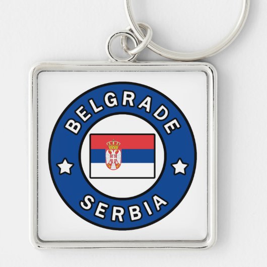 Belgrad Serbien Schlüsselanhänger (Vorne)