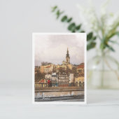 Belgrad Serbien Schöne Farbstift-Landschaft Postkarte (Stehend Vorderseite)