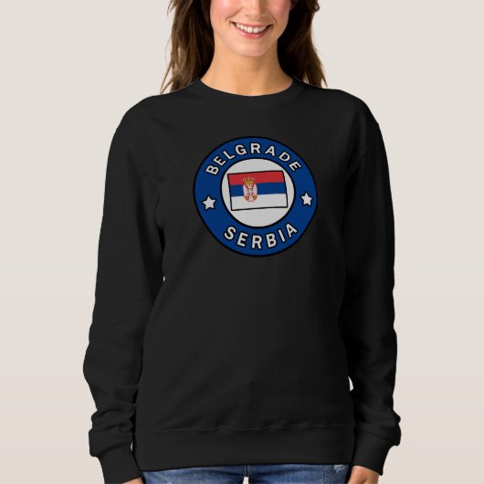 Belgrad Serbien Sweatshirt (Vorderseite)