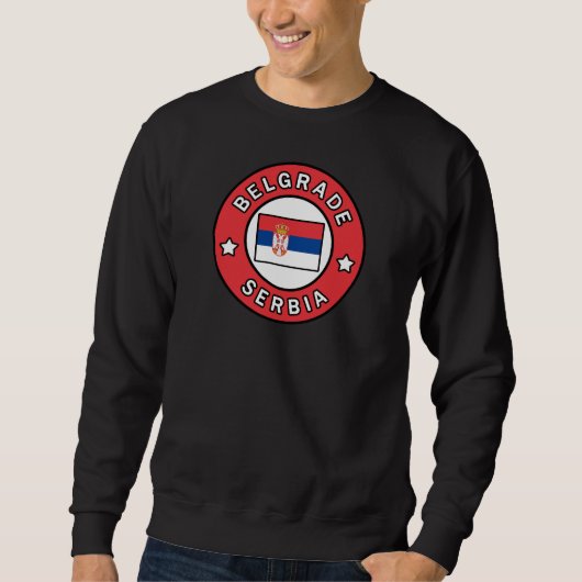 Belgrad Serbien Sweatshirt (Vorderseite)