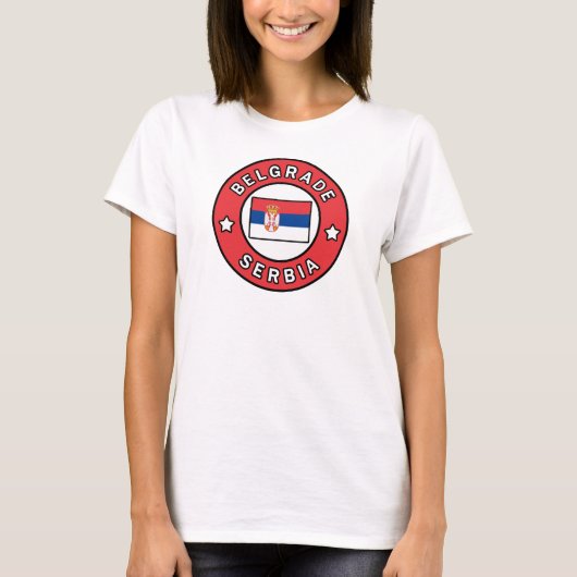Belgrad Serbien T-Shirt (Vorderseite)