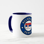 Belgrad Serbien Tasse (Vorderseite Links)