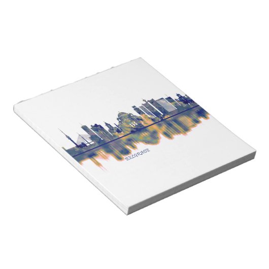 Belgrad Skyline Notizblock (angewinkelt)