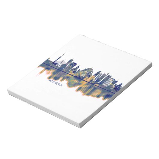 Belgrad Skyline Notizblock (Rotiert)